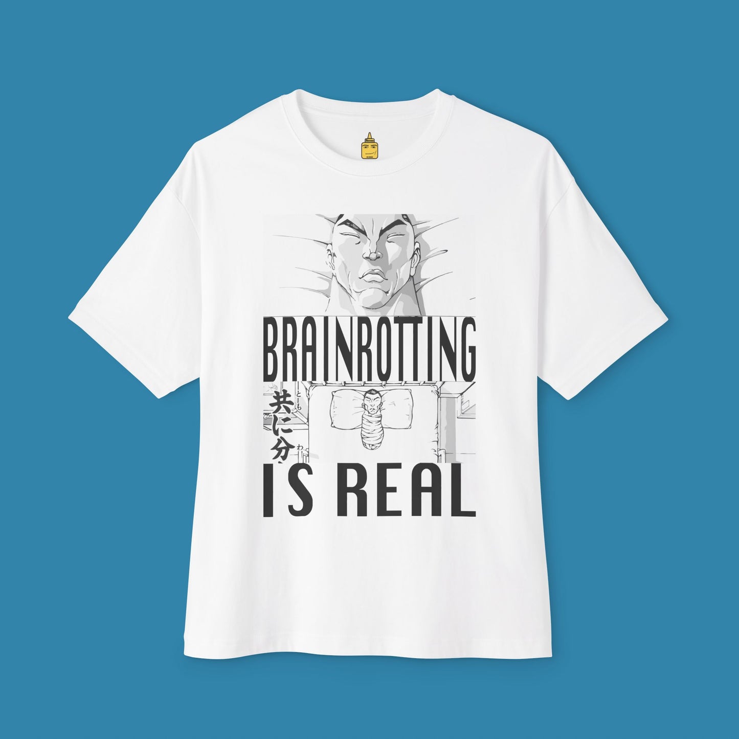 Brainrotting..  - Unisex Oversized Boxy Tee