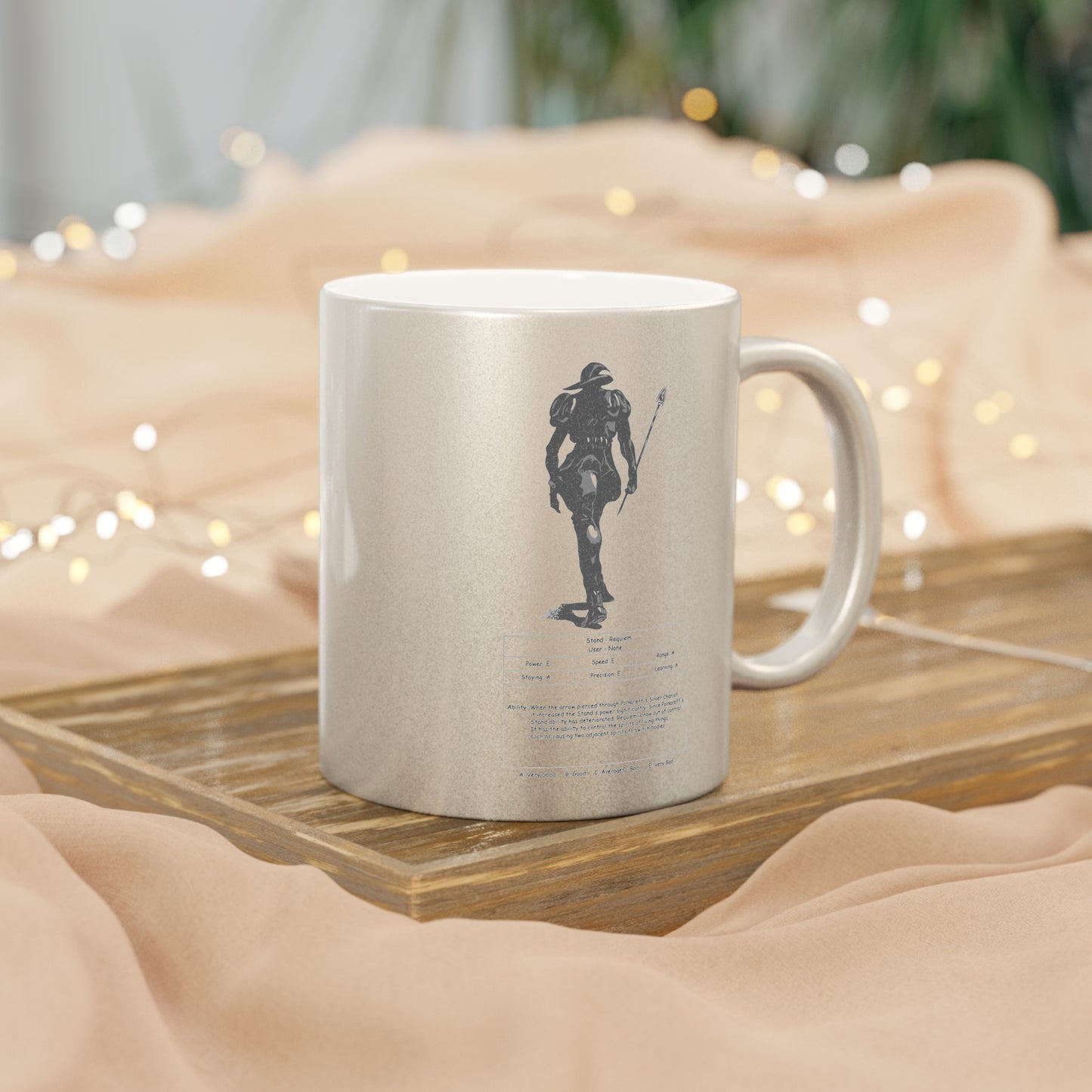 Silver Chariot Metallic Mug (Silver)