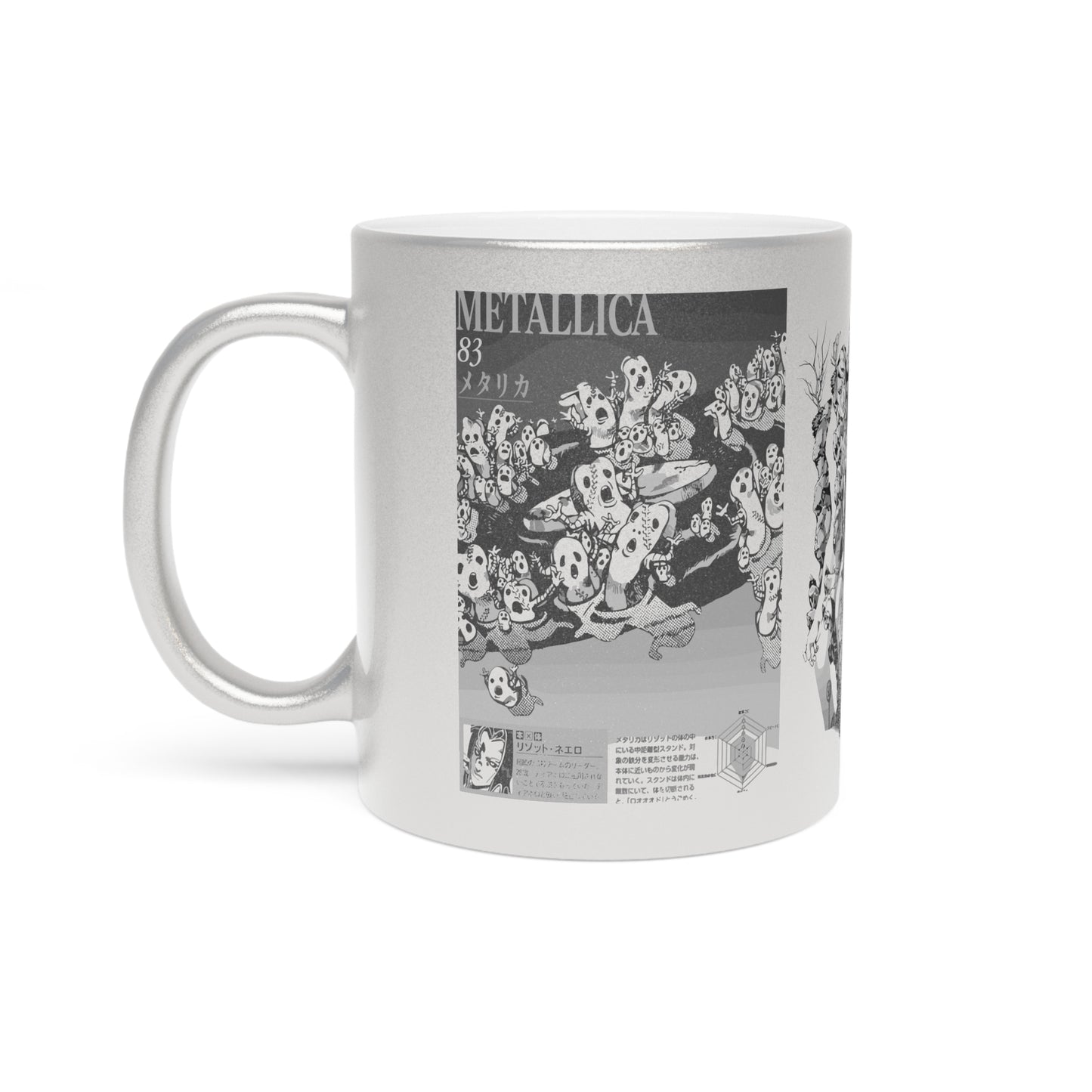 Metallica Risotto Nero Metallic Mug (Silver)